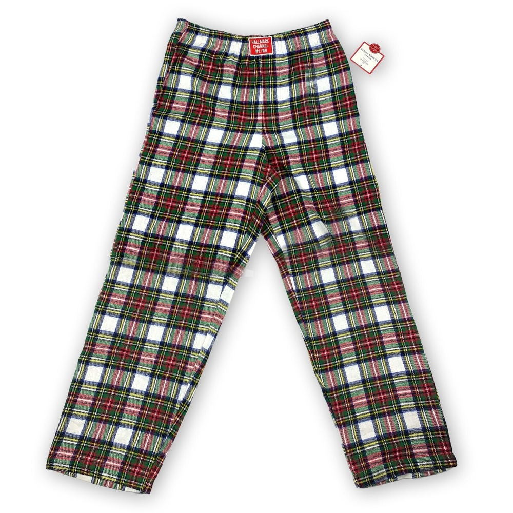 Hallmark Channel #1 Fan Plaid 100% Cotton Pajama Pants Unisex Sz L